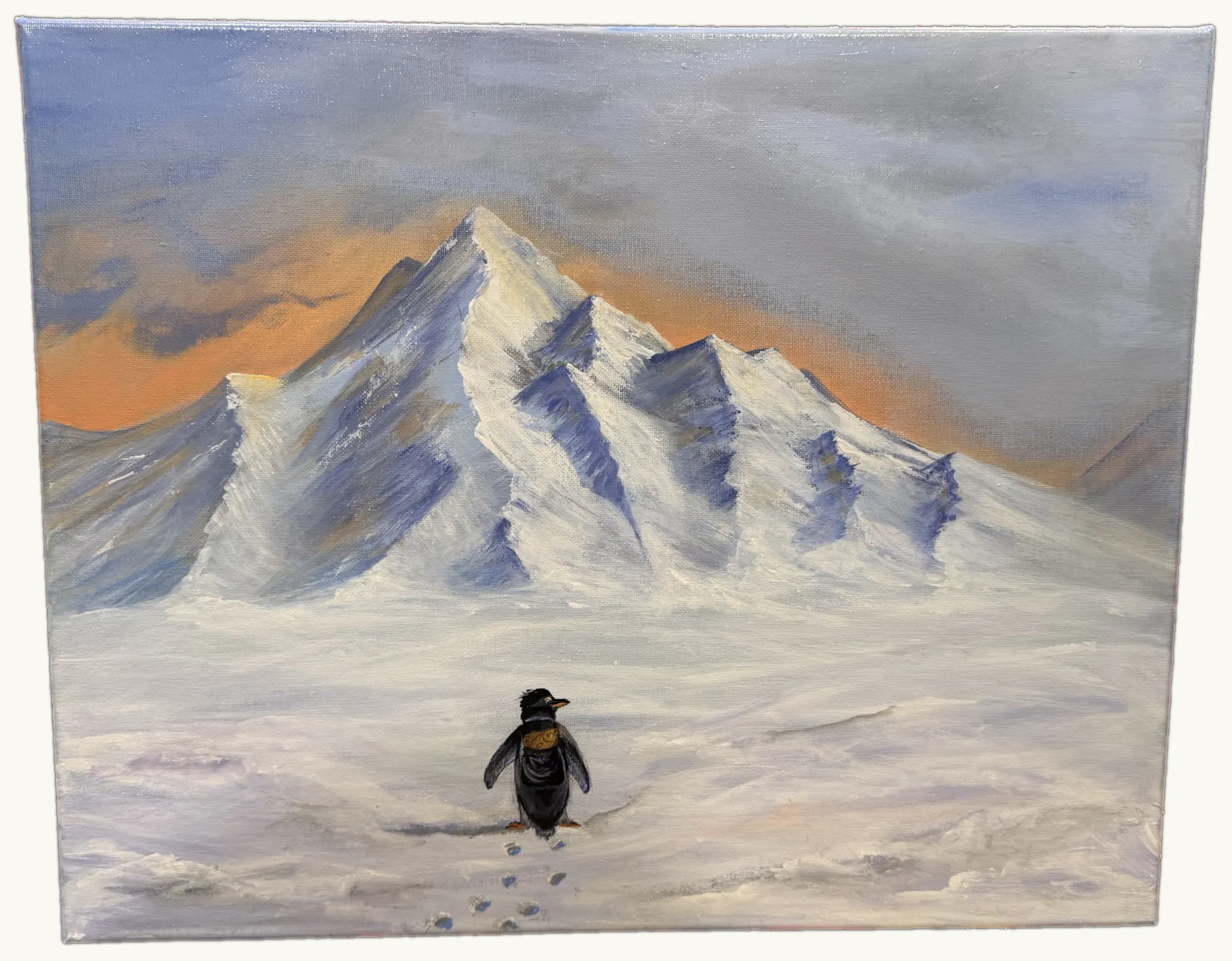 The Long Walk — Acrylic by Elena Doljenkova